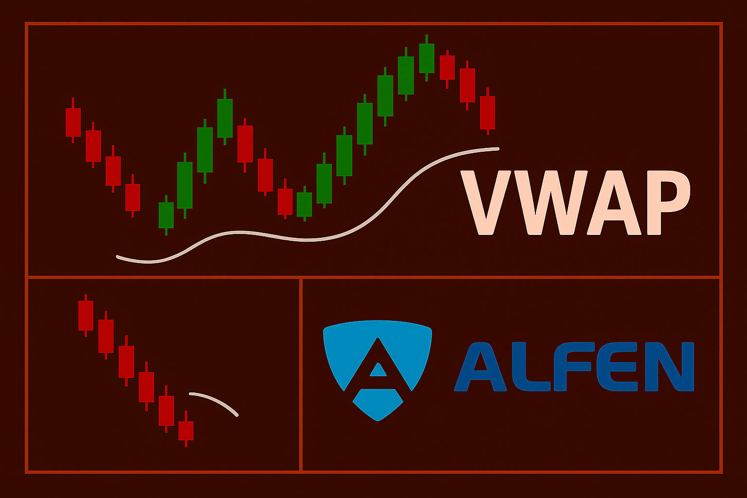 ✖️ Alfen en de VWAP: Kans blip-up bij een negatief blijvende chart