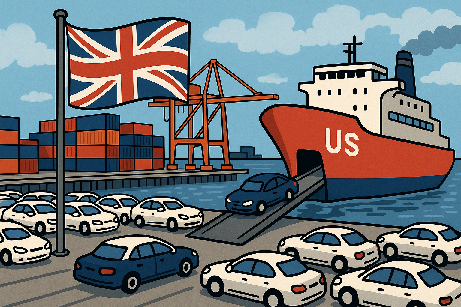 Tarieven: Britse regering nadert akkoord met VS voor auto's en staal - Laag hangend fruit