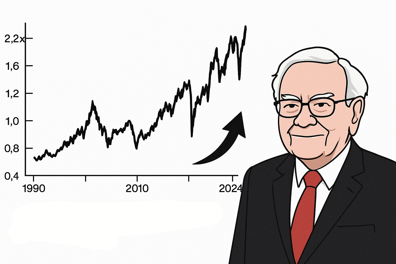 Aandelen: Buffett's favoriete waarderingsmaatstaf knippert op kopen