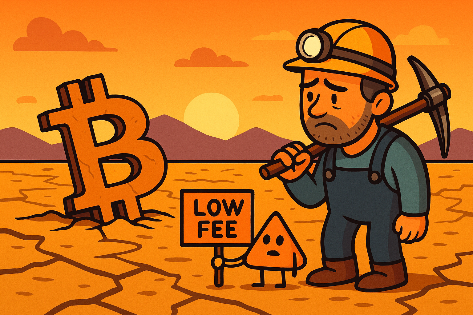 Bitcoin: Transactie armoede op het netwerk - Lage activiteit en lage fees
