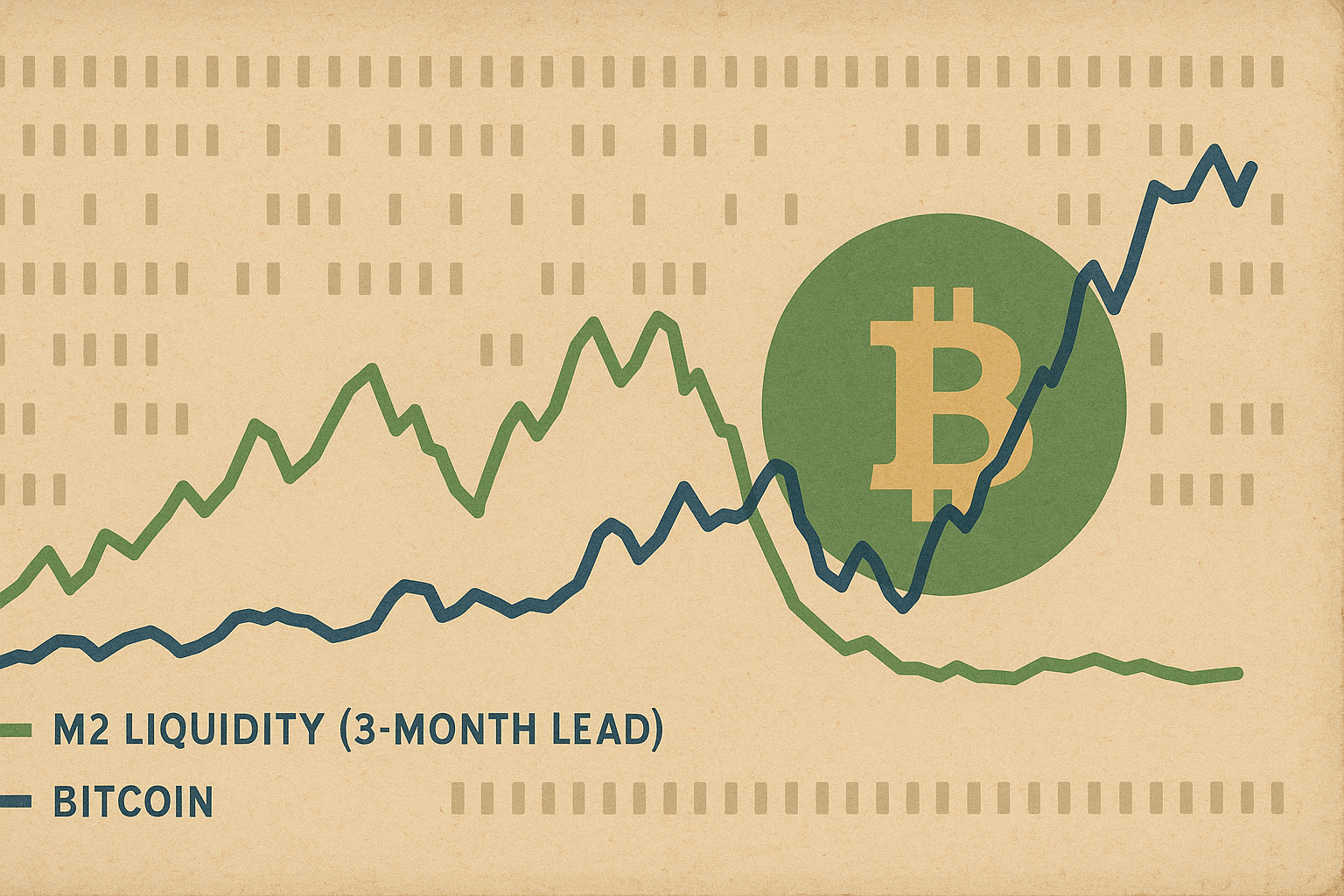 Bitcoin volgt het pad van mondiale liquiditeit: Dat kan een hogere koers inhouden