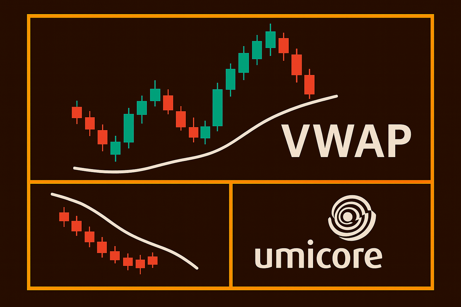 ✖️ Umicore en de VWAP: Ketst af op kritiek punt