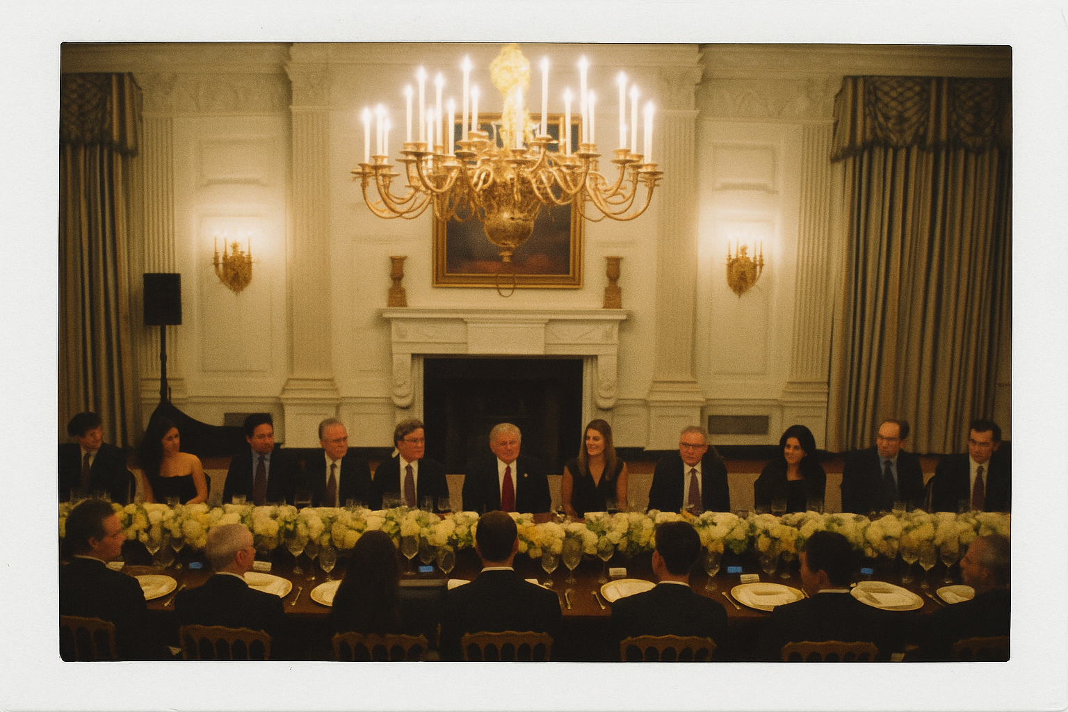 Trump: Tech CEO’s prijzen president tijdens diner in het Witte Huis