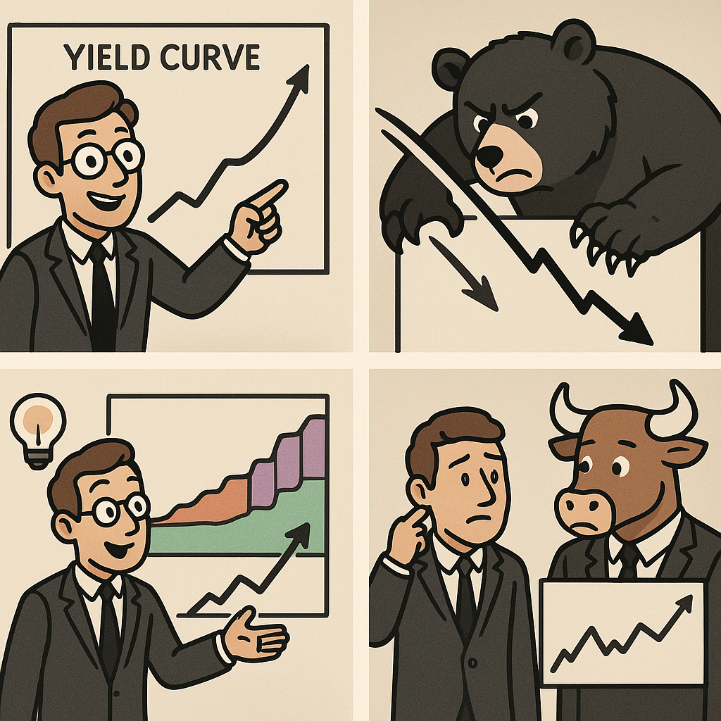 Aandelen: Yield curve met gemengd signaal: Wel nog neutraal tot positief lange trend