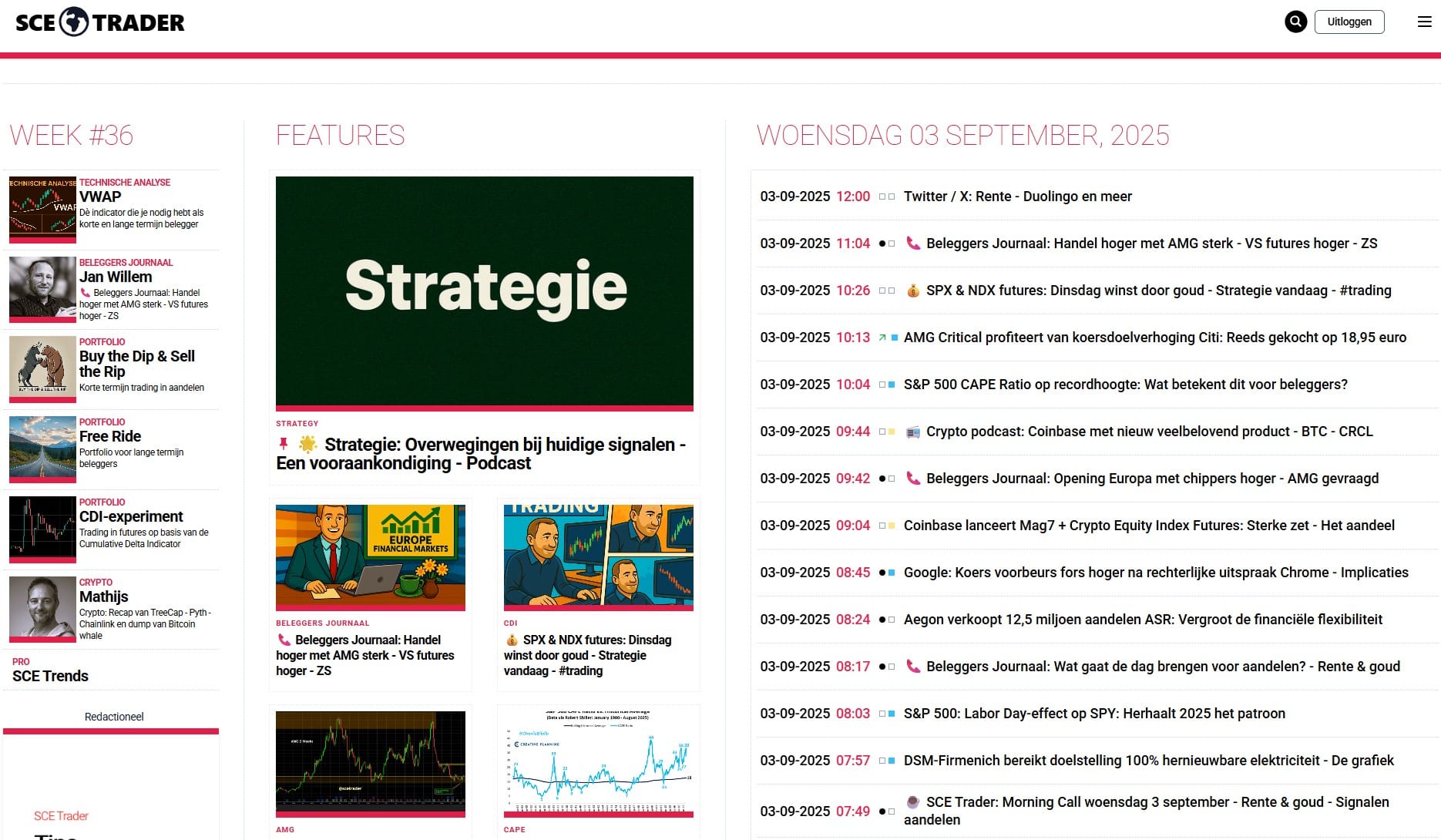 🚀 SCE Trader: word lid en ontvang dagelijks exclusieve marktinzichten