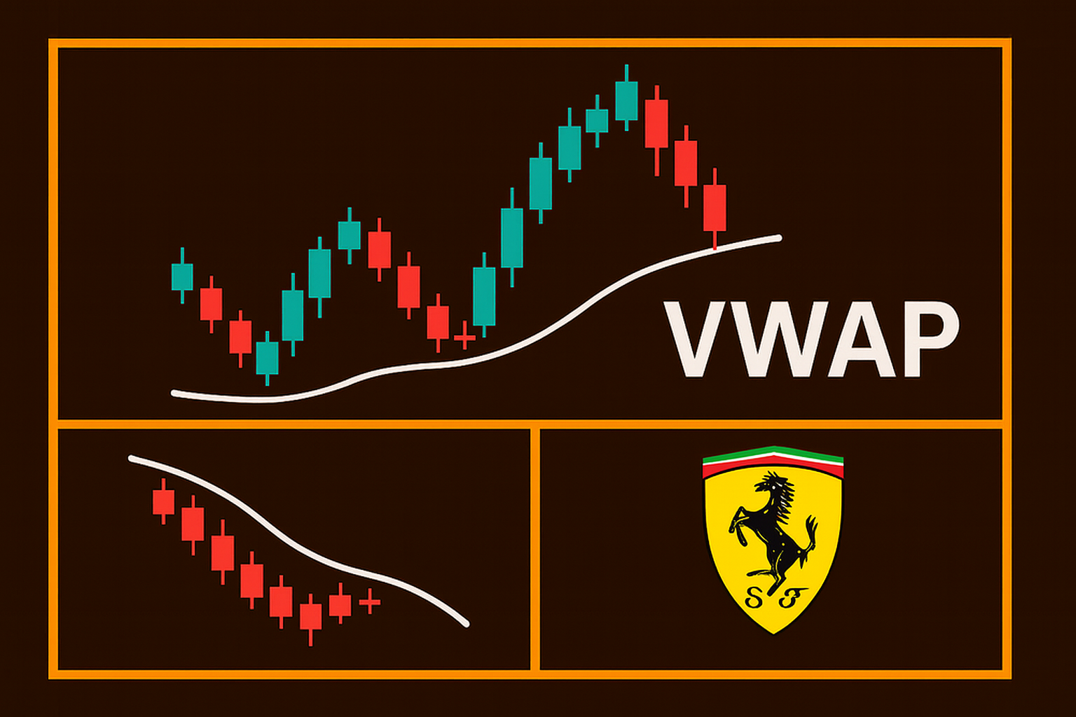 ✖️ Ferrari en de VWAP: Eerste zone bereikt - Visie op de situatie
