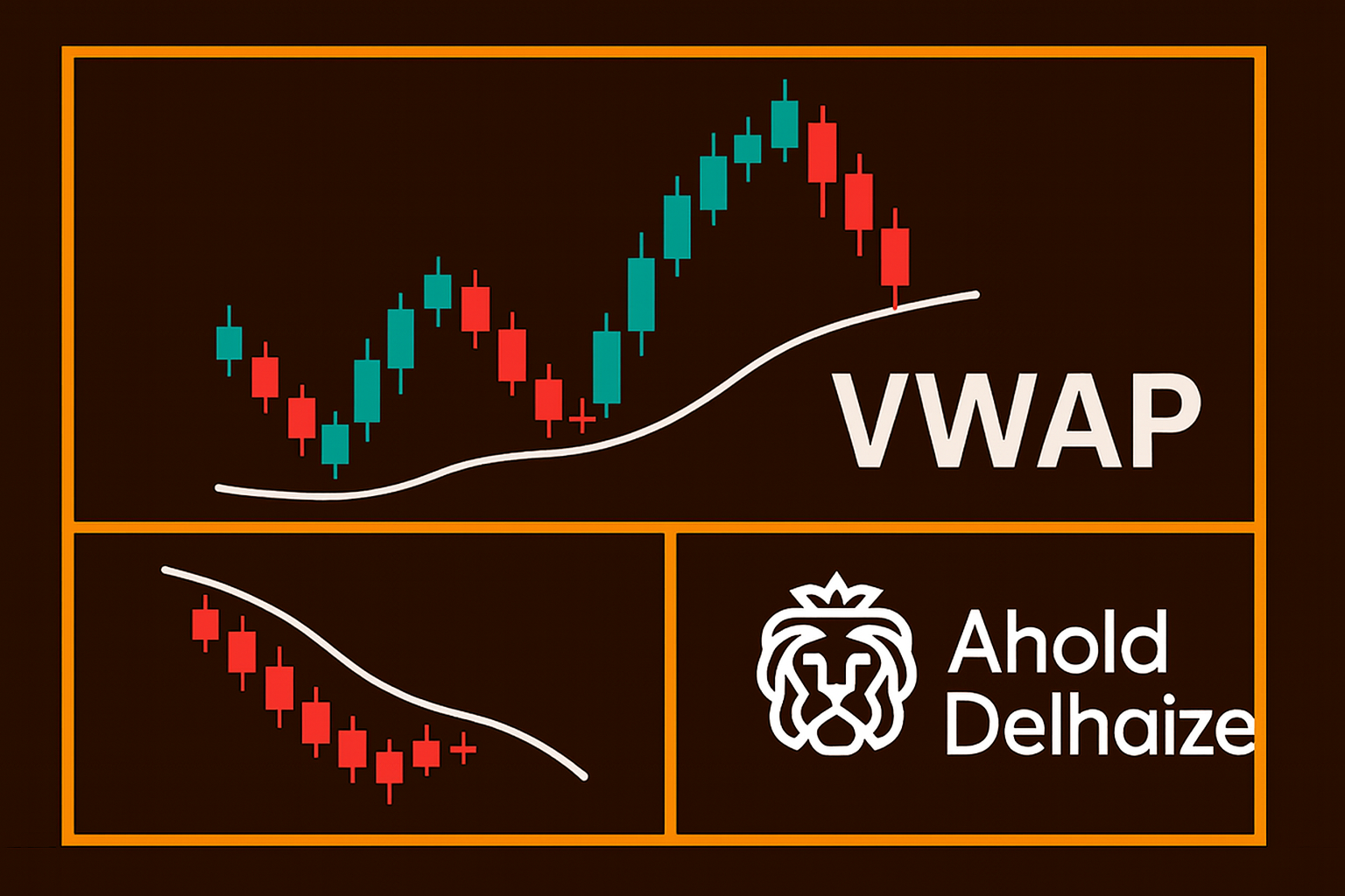 ✖️ Ahold en de VWAP: textbook technical setup - Wat gaat de koers doen?