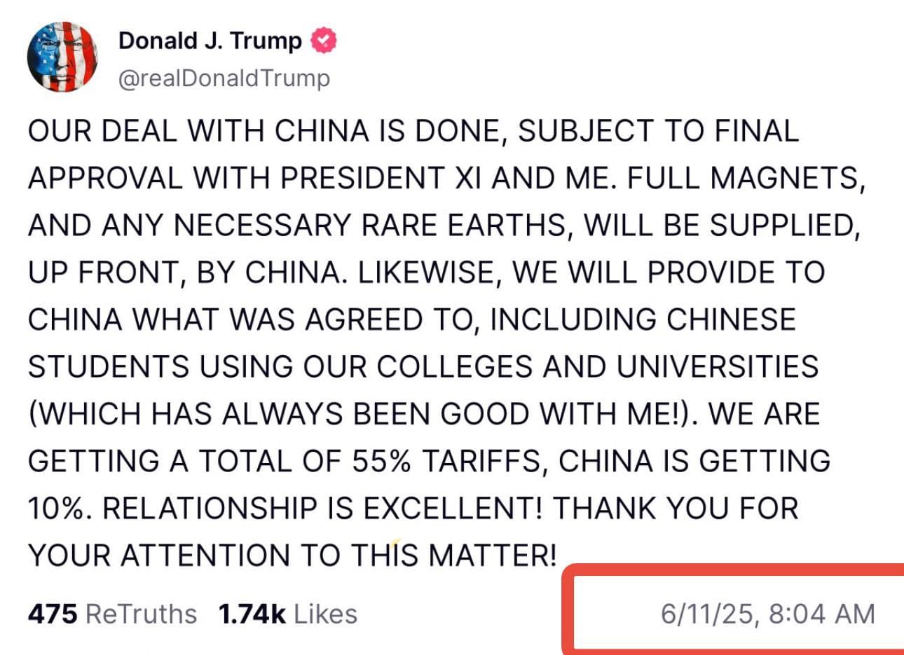 ✨ Tarieven VS en China: Wie echt goed heeft opgelet - Niets nieuws en gelijk aan 11 juni