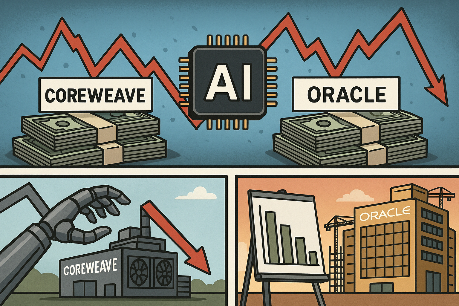 Ai aandelen: CDS markt prijst risico in op AI-financiering - Structureel negatief