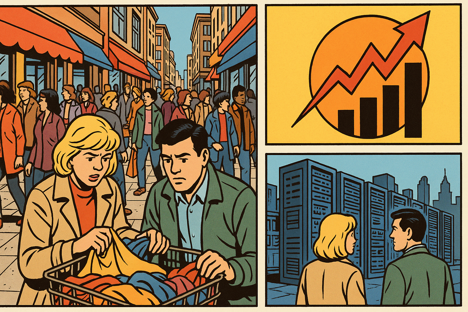 Economie VS: Consument verzwakt en inflatie houdt aan - Zonder AI geen groei