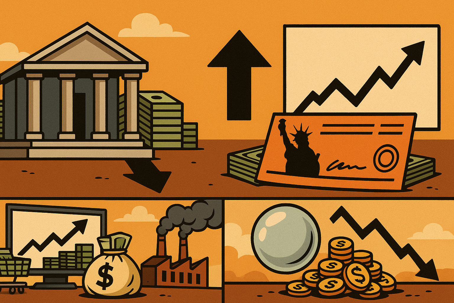 Aandelen: Trump wil cheques 2000 dollar uitdelen - Opblazen bubbel - Gevolgen