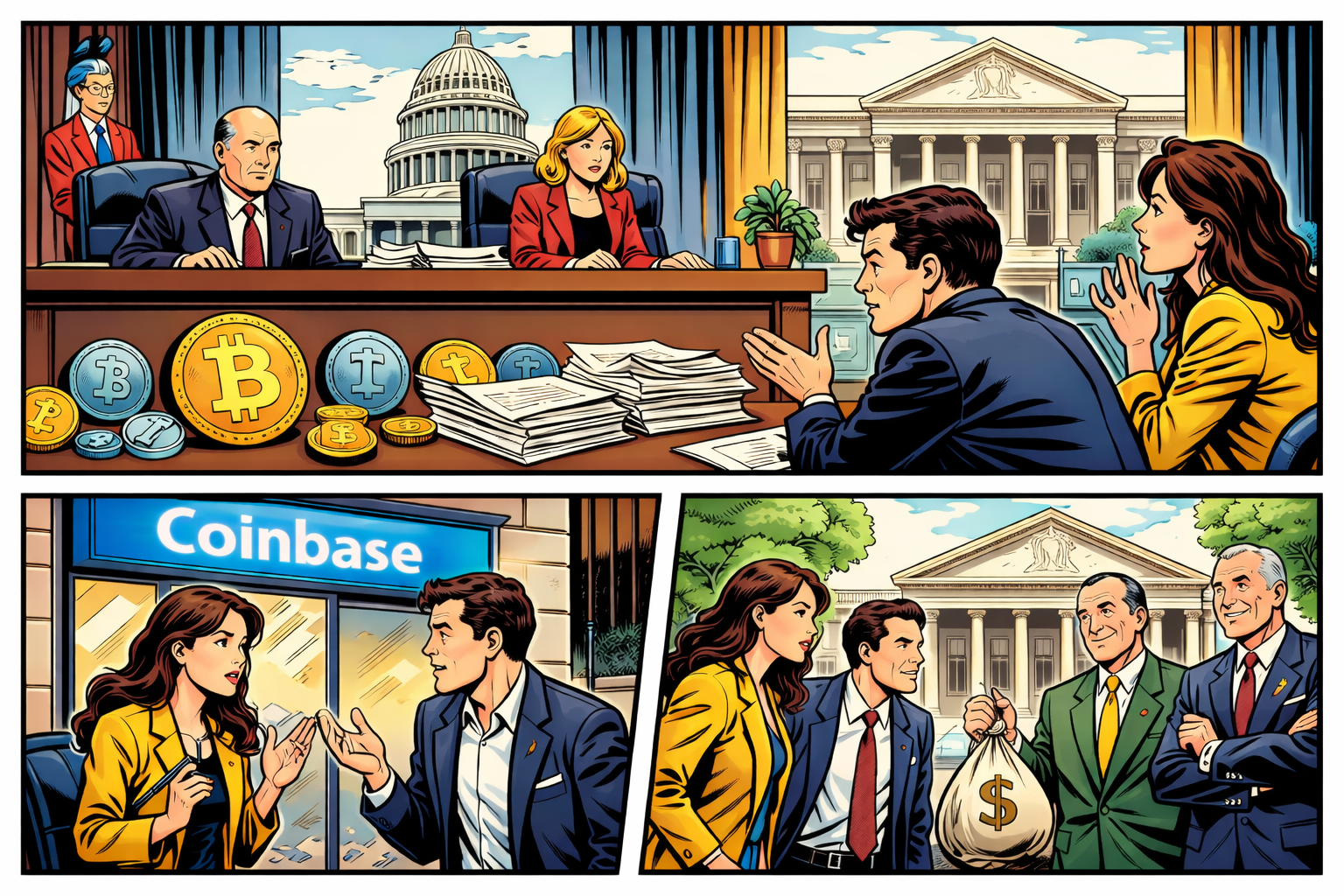 Crypto: Amerikaanse wet opnieuw uitgesteld na kritiek van Coinbase