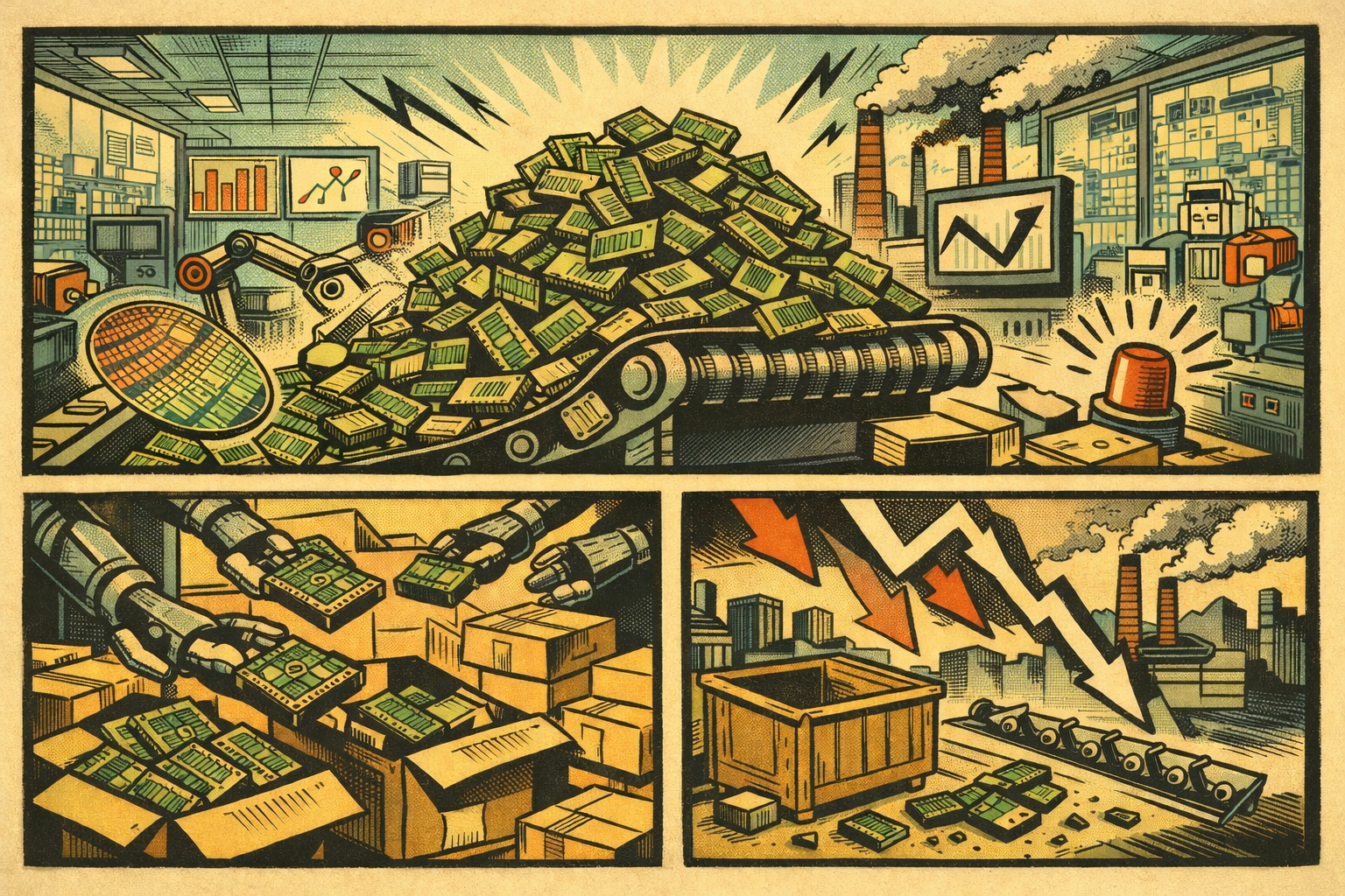 💥 Bubbel bear case zoals in 2000: SMIC ziet crisis geheugen - Waarschuwing AI-keten