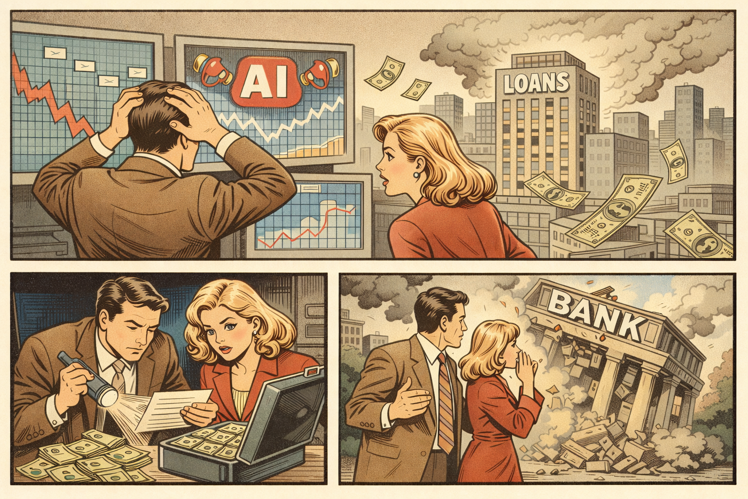 ⌛ UBS waarschuwt voor onderschat AI-risico in kredietmarkten