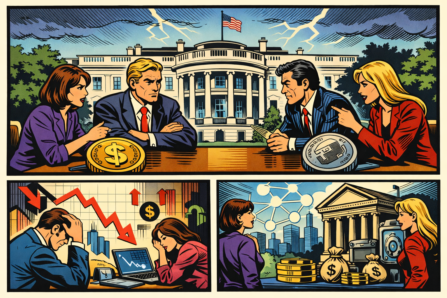 Crypto en Banken: Patstelling richting White House deadline voor nieuwe wet