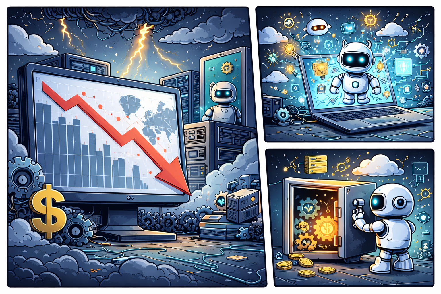 Software en gerelateerde sectoren: Dalende aandelen door AI - Van WKL tot SAP