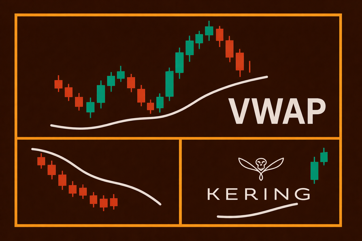 ✖️ Kering en de VWAP: Prijs trapped tussen twee lijnen - Een blik op de chart