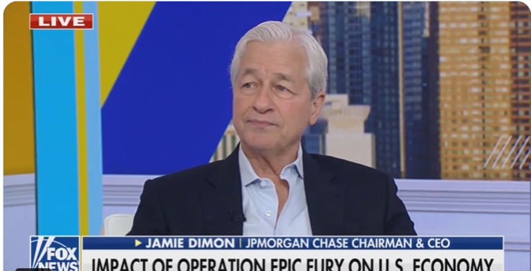 Iran: Jamie Dimon zet geopolitiek boven de markt