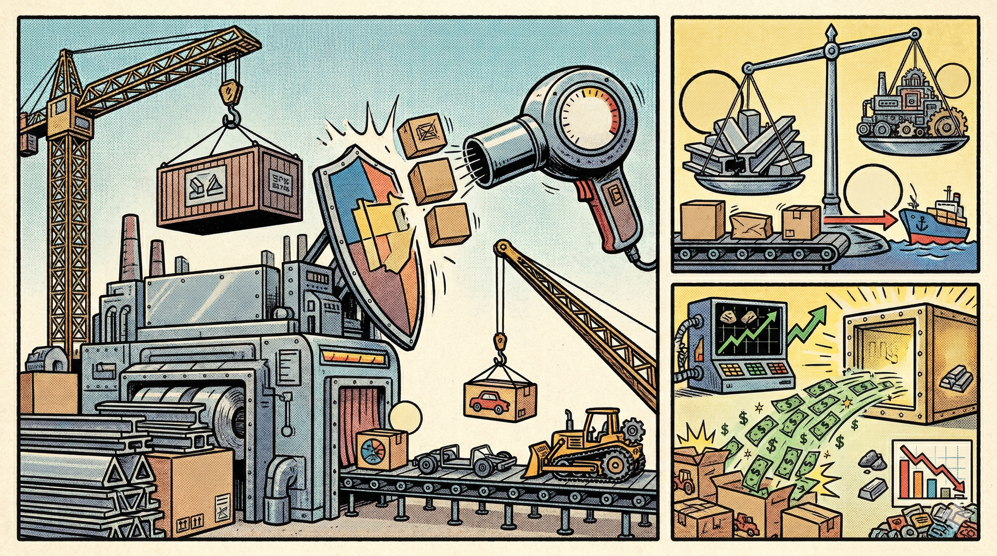 Tarieven Trump staal- en aluminiumtarieven: Herverdeling